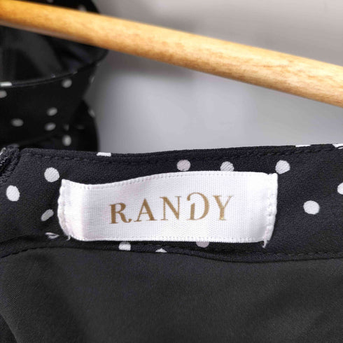 ランディ RANDY Random dot mermaid long dress ランダム ドット マーメイドドレス レディース JPN:S